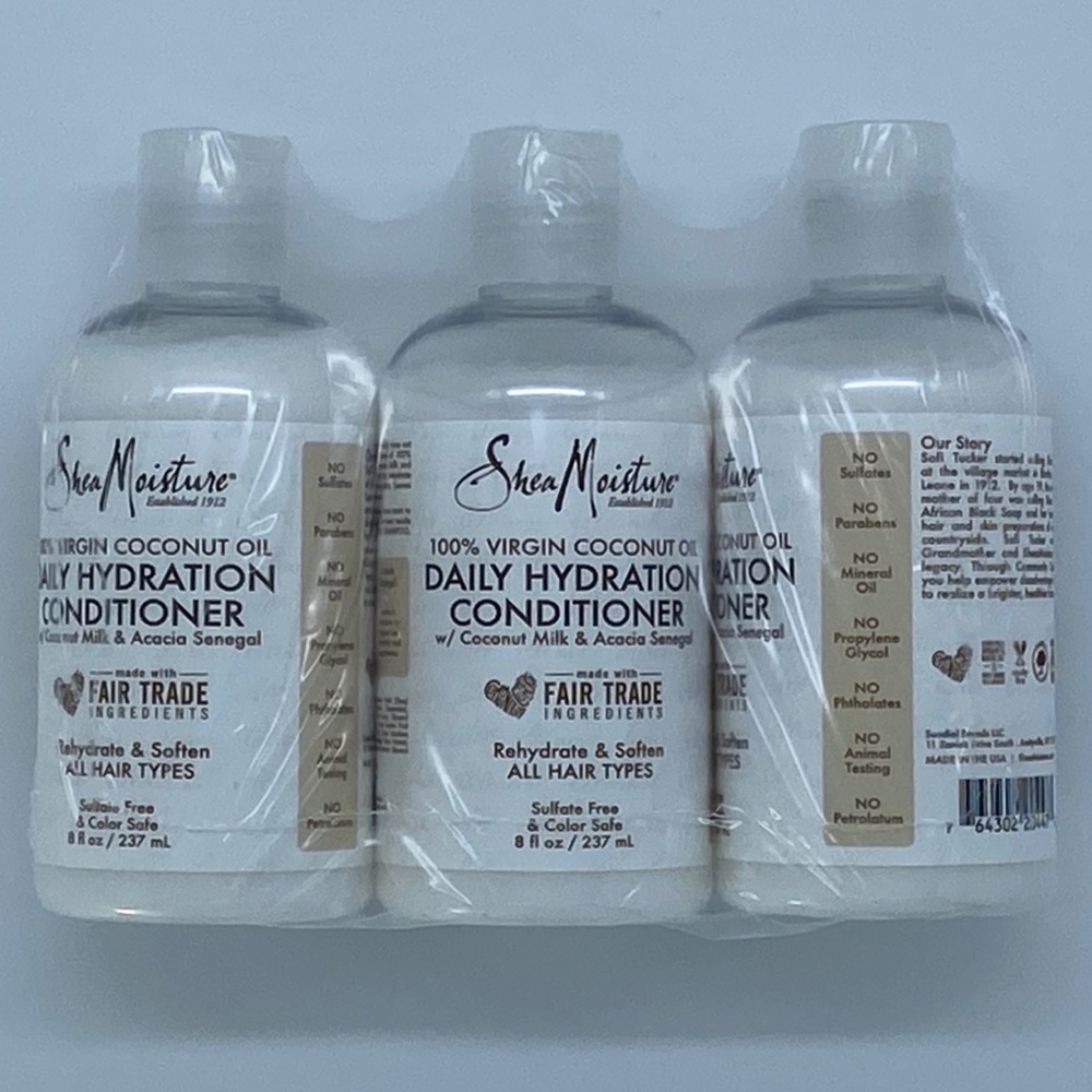 Shea Moisture Conditioner 8oz Each ( Lot of 3 )
